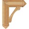 Ekena Millwork Legacy Arts & Crafts Rough Sawn Bracket, Western Red Cedar, 6"W x 22"D x 26"H BKT06X22X26LEC03RWR - alternate 4